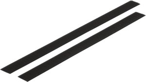 Replacement strips for feeder, Vikan, black, PA/polyester, for 25 cm feeder, set of 2. 2