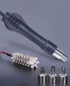 Stacja Lutownicza Hot Air Na Gorące Powietrze Lutownica 750W 100-480C 7