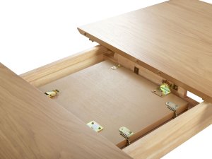 Stół do jadalni rozkładany MADOX Dąb jasny 120/150 cm 75 cm 8