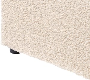 Łóżko z pojemnikiem Boucle LAVAUR 180 x 200 cm Beżowy 11