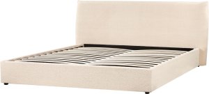 Łóżko z pojemnikiem Boucle LAVAUR 180 x 200 cm Beżowy 7