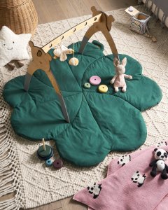 Mata do zabawy liść 110 x 110 cm zielona ACADINE 2