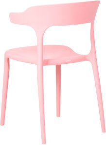 Zestaw 4 krzeseł ogrodowych GUBBIO Różowy 7