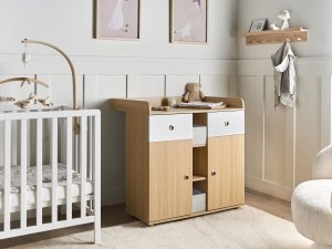 Komoda z przewijakiem DELISLE Jasnobrązowy 2