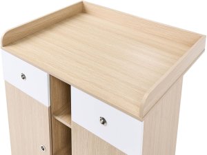 Komoda z przewijakiem DELISLE Jasnobrązowy 8