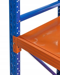 Regał magazynowy FIUGGI Metal 200 cm 60 cm Pomarańczowy 5