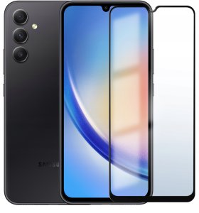 Szkło HARTOWANE 5D do Samsung Galaxy A34 5G OG PREMIUM CAŁY EKRAN PEŁNE 2