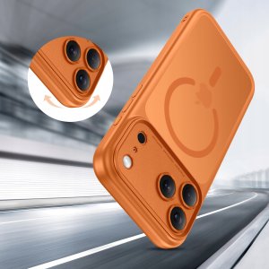 TECH-PROTECT MAGPEAK MAGSAFE CC IPHONE 17 PRO MAX MATTE COSMIC ORANGE 2
