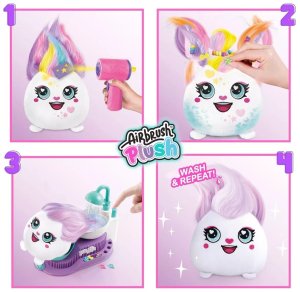 AIRBRUSH PLUSH POKOLORUJ PLUSZAKA SALON PIĘKNOŚCI FRYZURY 4