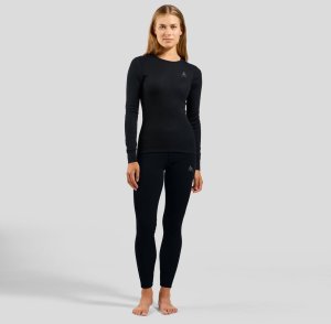 Odlo Koszulka damska BL TOP crew neck l/s ACTIVE WARM ECO* roz. S Czarna 5