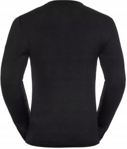 Koszulka męska Odlo BL TOP crew neck l/s MERINO 200 roz. M Czarna 2