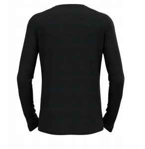 Koszulka męska Odlo BL TOP crew neck l/s MERINO 200 roz. M Czarna 5