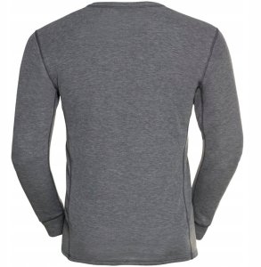 Odlo Koszulka męska BL TOP crew neck l/s ACTIVE WARM ECO* roz. M Szara 2