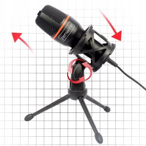 Mikrofon PROOVE Mikrofon Pojemnościowy Studyjny do Komputera PC Gamingowy RGB USB-C USB 3.0 Zenwire ME4 15