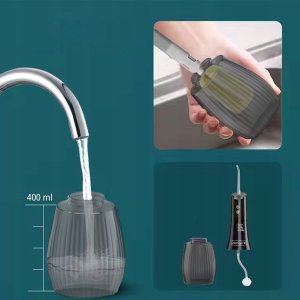 Irygator Przenośny Bezprzewodowy Dentystyczny do Zębów Jamy Ustnej 500 ml 6