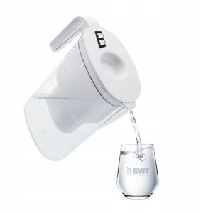 Dzbanek filtrujący BWT Dzbanek filtrujący wodę Vida 2.6 l Biały + 4 wkłady magnezowe 2