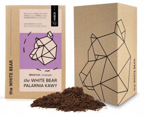 Kawa ziarnista The White Bear Brazylia Guaxupe A 1kg 2