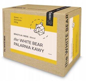 Kawa ziarnista Turtle Coffee Kawa ziarnista The White Bear Brazylia/Indie 250g 11
