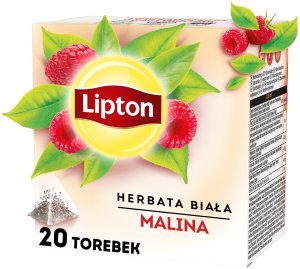 Lipton Herbata biała aromatyzowana Malina 20 torebek 3