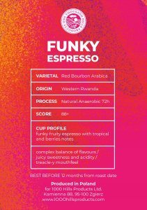 Kawa ziarnista Muhabura Kawa ziarnista RWANDA MUHABURA FUNKY ANAEROBIC ESPRESSO 400g 2