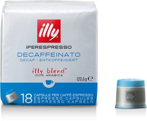 Kapsułki illy Iperespresso Decaffeinato - 18 szt. 2