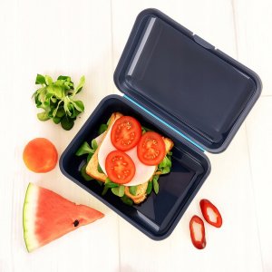 Pojemnik śniadaniowy granatowy kosmos 750 ml 2