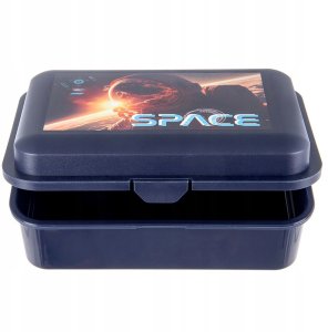 Pojemnik śniadaniowy granatowy kosmos 750 ml 3