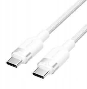 Kabel USB Vention USB-C - USB-C 1 m Biały (TRDWF) 2