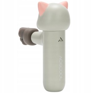 Masażer 4smarts Mini pistolet do masażu ACECOOL Cat jasnoszary 4
