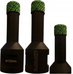Otwornica diamentowa brazowana MMD 12 mm M14 do gresu ceramiki płytek 17