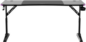 Biurko Huzaro Hero 4.6 RGB Black Czarne 160 cmx60 cm 20