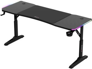 Biurko Huzaro Hero 4.6 RGB Black Czarne 160 cmx60 cm 7