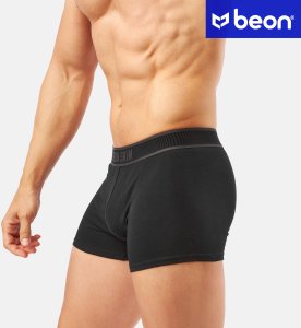 Beon Bokserki męskie MB-G11 Coal Black 4x, Navy Blue 1x, Granite Grey 1x (XXL) 7