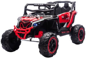 Super-Toys Pojazd na akumulator M2 czerwony 4x4 (27005) 2