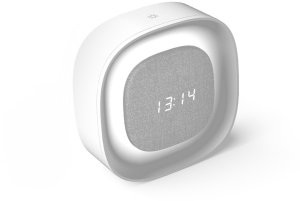 Forever Alarm clock with LED night light PURE FNL-03 BJORN white square Light 8