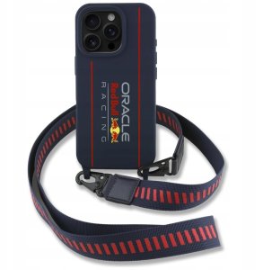 Red Bull RBHMP16L24SISOLRV iPhone 16 Pro 6.3" hardcase Silicone Strap and Vertical Logo MagSafe navy 2