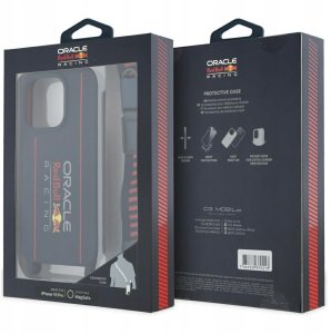 Red Bull RBHMP16L24SISOLRV iPhone 16 Pro 6.3" hardcase Silicone Strap and Vertical Logo MagSafe navy 7