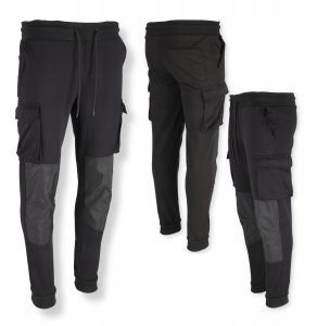 Spodnie dresowe czarne, rozm L, gramatura 300g/m2 2