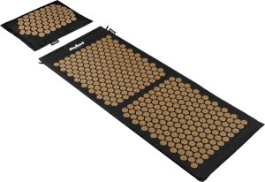 Rebel Mata zdrowotna ECO* z kolcami do akupresury z poduszką, 110x42cm, XL, szare kolce, Active 6