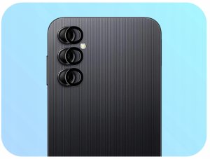 6x Szkło Na Aparat Do Samsung Galaxy A14 / A24 / A34 (Na Obiektywy, Czarne) 3