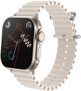 Zegarek damski SMARTWATCH Rubicon RNCF17 fiolet/beż 2