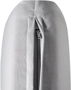 Zestaw 2 krzeseł ogrodowych z poduszkami JAVA PREMIUM Drewno akacjowe Jasnoszary 6