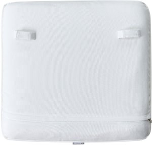 Zestaw 8 krzeseł ogrodowych z poduszkami ASCIANO Metal Biały 11