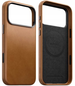 NOMAD Traditional Leather Case - skórzane etui do iPhone 17 Pro kompatybilne z MagSafe (english tan-c) 13