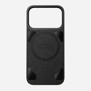 NOMAD Magnetic Leather Back - nakładka magnetyczna na iPhone 17 Pro kompatybilna z MagSafe, skóra Horween (rustic brown) 3