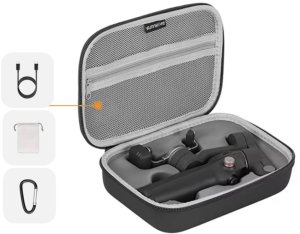 Pokrowiec SunnyLife TORBA ETUI OCHRONNE CASE FUTERAŁ DO GIMBALA DJI OSMO MOBILE 7P (CZARNE) 6
