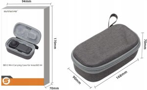 Pokrowiec SunnyLife POKROWIEC FUTERAŁ ETUI CASE WALIZKA OSŁONA DO INSTA360 X4 INSTA 360 X4 X5 11