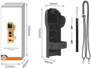 Pokrowiec SunnyLife ETUI CASE SMYCZ DO DJI OSMO POCKET 3 AKCESORIA DO KAMERY NA FILTR KARTY SD 14