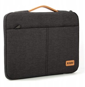 Pokrowiec Na Laptopa 15,6" Torba Etui Na Dokumenty Do Pracy Materiałowa 8