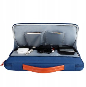 Pokrowiec Na Laptopa 15,6" Torba Etui Na Dokumenty Do Pracy Materiałowa 4